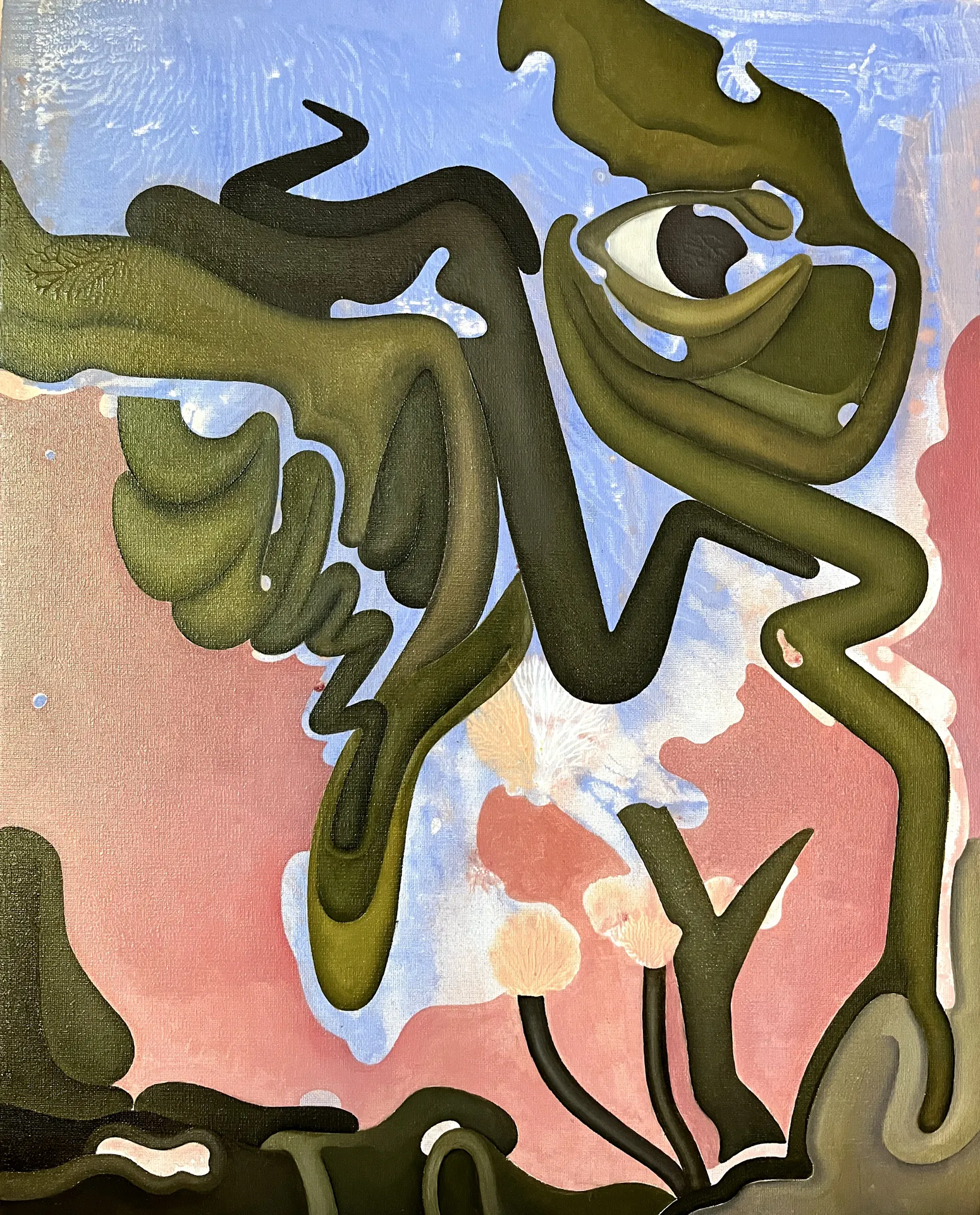 Hybrid figure on the verge of collapse